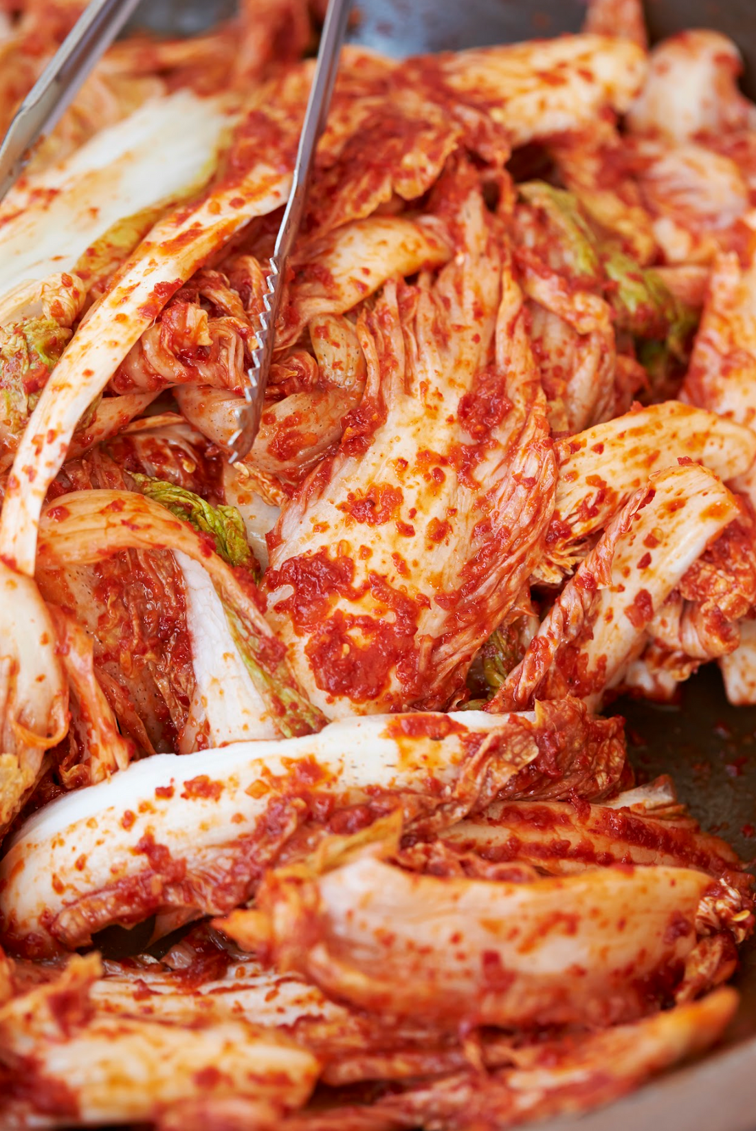 Aged Kimchi Pasta and Kimchi Stir-Fried Udon: Deep Flavors of Fermented Kimchi with Noodles