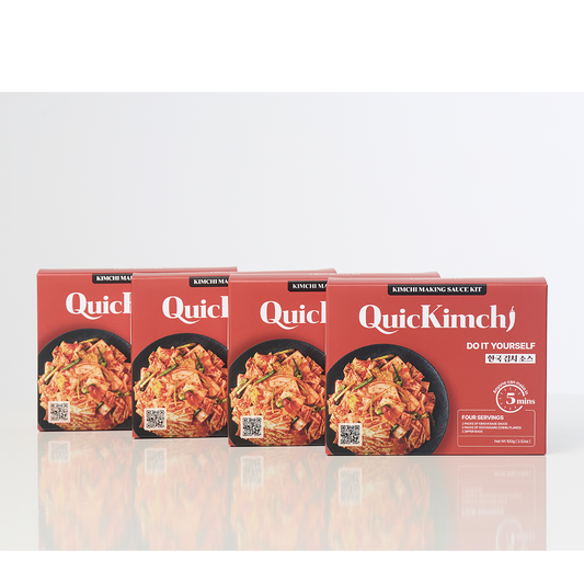 QuicKimchi Kimchi Making Sauce Kit (DIY) | 만능 김치 소스 | 4 Pack