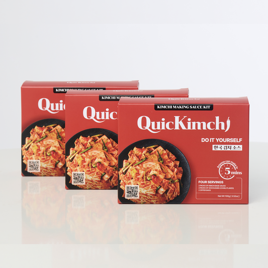 QuicKimchi Kimchi Making Sauce Kit (DIY) | 만능 김치 소스 | 3 Pack